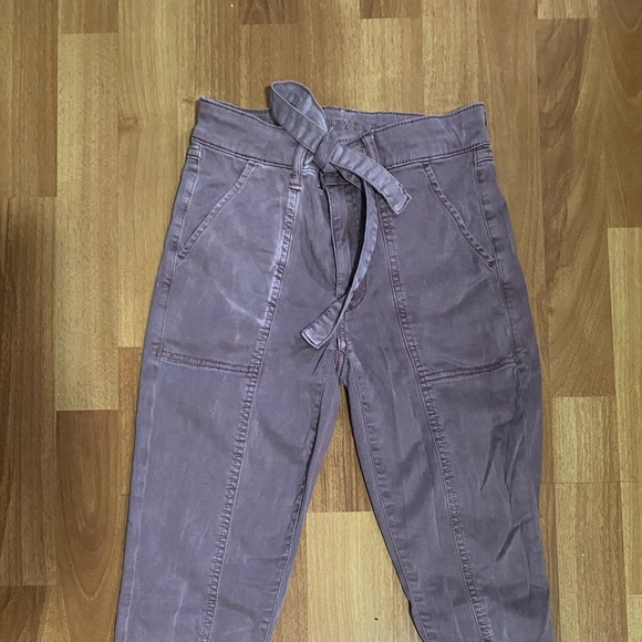 Blush pink Jeggings with tie front - Picture 3 of 4